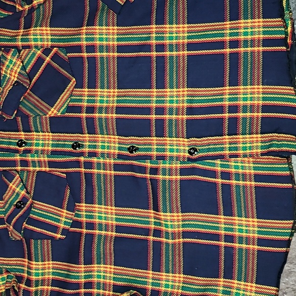 Made in USA. FROSTPROOF. 💯 Cotton. Flannel button-up. Bright colors. 16.5 - Picture 6 of 16